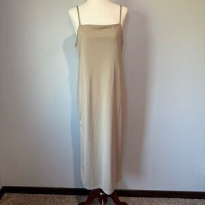 H&M Strapless Beige Dress